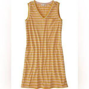 Toad & Co yellow & print Swifty pocketed dress